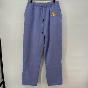Vintage Warner Bros Studio Store Tweety Sweatpants Purple Fleece Joggers Size S